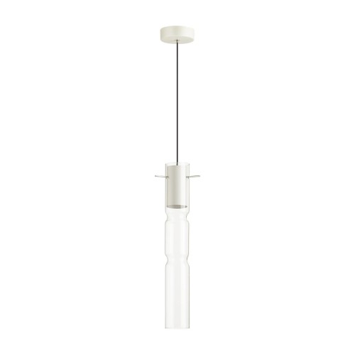 5059/5LB PENDANT ODL24 323 белый/прозрачный/металл/стекло Подвес LED 5W 3000K SCROW Odeon Light