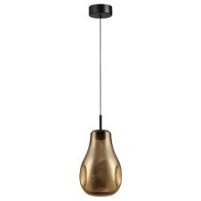 5098/4LA PENDANT ODL25 423 черный/золотой/металл/стекло Подвес LED 4W 4000K 388Лм NAVE Odeon Light