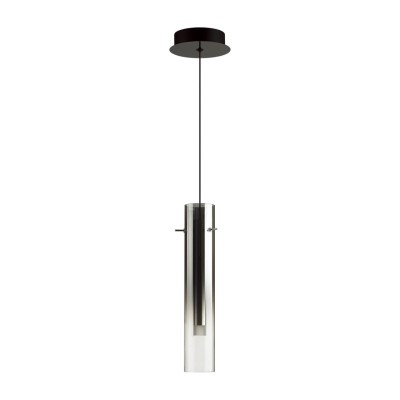 5062/5L PENDANT ODL24 453 черный/темн.хром/металл/стекло Подвес LED 5W 3000K SHINY