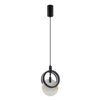5422/17L HIGHTECH ODL_EX25 105 черный/металл/алебастр Подвес LED 17W 3000K 986Лм MERCURY