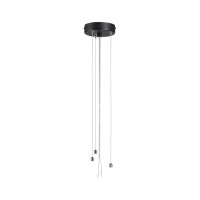 7753/L SN 093 Подвесное крепление для светильника QUANTUM LED металл/черный 1,5м QUANTUM