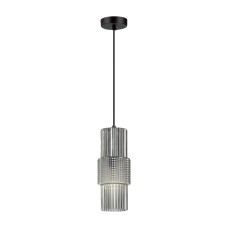 5016/1 MODERN ODL23 335 черный/дымчатый металл/стекло Подвес E14 1*40W PIMPA Odeon Light