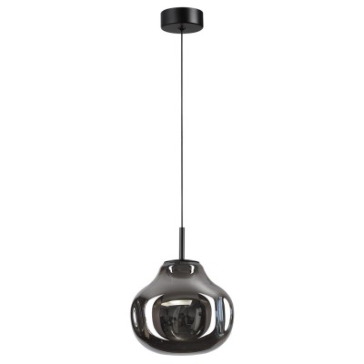 5097/4LC PENDANT ODL25 421 черный/дымчатый/металл/стекло Подвес LED 4W 4000K 388Лм VASO