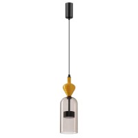 5046/12LB L-VISION ODL24 431 черный/светл.коричневый/металл/стекло/керамика Подвес LED 12W 4000К 1400Лм PALLETA
