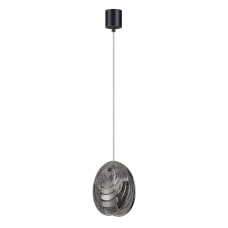 5038/1 MODERN ODL24 295 черный/дымчатый/металл/стекло Подвес G9 1*40W MUSSELS Odeon Light