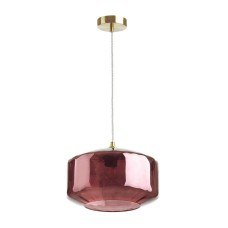 4782/1 PENDANT ODL21 365 бордовый/бронзовый Подвес E27 60W BINGA Odeon Light