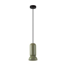 5054/1B PENDANT ODL24 315 черный/зеленый/металл/керамика Подвес GU10 LED 4W KERAMA Odeon Light