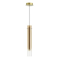 5061/5LB PENDANT ODL24 453 золотой/янтарный/металл/стекло Подвес LED 4W 3000K SHINY