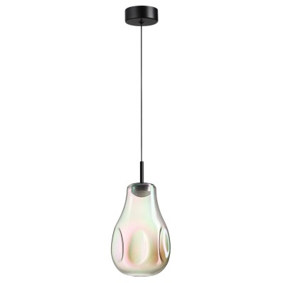 5098/4LB PENDANT ODL25 423 черный/бензиновый/металл/стекло Подвес LED 4W 4000K 388Лм NAVE