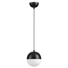 4958/1 PENDANT ODL22 243 черный/металл/белый/стекло Подвес E27 1*40W PINGA Odeon Light