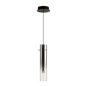 5062/5L PENDANT ODL24 317 черный/темн.хром/металл/стекло Подвес LED 5W 3000K SHINY