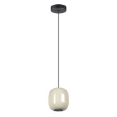 5053/1A PENDANT ODL24 311 черный/цвет слонов.кости//металл Подвес GU10 LED 4W OVALI