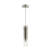 5062/5LA PENDANT ODL24 317 серебристый/дымчатый/металл/стекло Подвес LED 5W 3000K SHINY