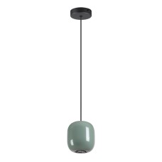 5053/1C PENDANT ODL24 311 черный/зеленый/металл Подвес GU10 LED 4W OVALI Odeon Light