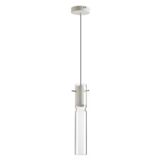 5058/5LB PENDANT ODL24 323 белый/прозрачный/металл/стекло Подвес LED 5W 3000K SCROW Odeon Light