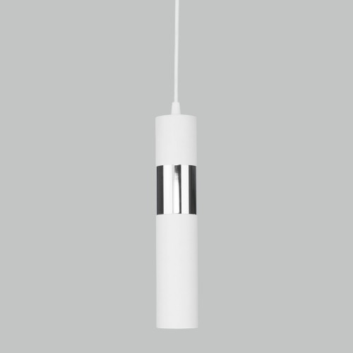 Подвесной светильник в стиле лофт 50097/1 белый/хром Eurosvet