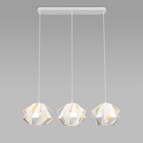 Подвесной светильник в стиле лофт 50137/3 белый Eurosvet