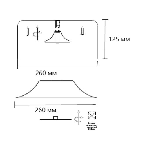 7690/26L AVRA LED SN 18 Светильник металл/акрил/белый LED 26Вт 4000K D260 IP20 CONFY SONEX