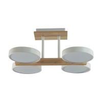 Потолочный светильник LUMION 8030/72CL 175-265 В Цоколь LED, Мощность 72 Вт, Цветовая температура 3000-4000-6000K, IP20, Цвет белый, дерево