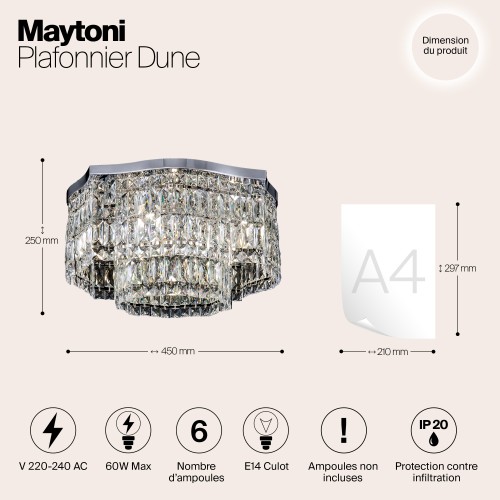 Потолочный светильник Maytoni DIA005CL-06CH