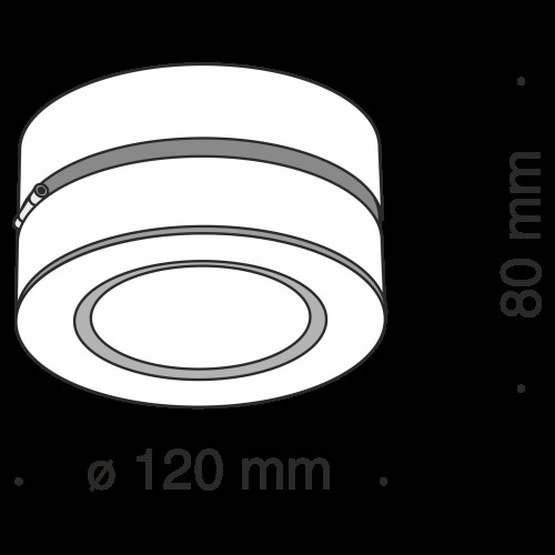 Потолочный светильник Technical C023CL-L20B