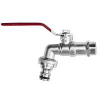 Кран шаровой с НР 1/2" и адаптером Кран шаровой с НР 1/2" и адаптером