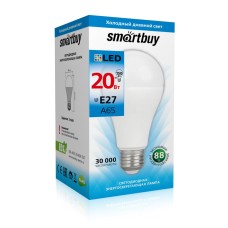 Светодиодная (LED) Лампа Smartbuy-A65-20W/6000/E27