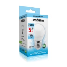 Светодиодная (LED) Лампа Smartbuy-G45-5W/4000/E27