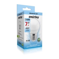 Светодиодная (LED) Лампа Smartbuy-G45-7W/4000/E27