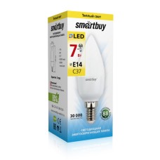 Светодиодная (LED) Лампа Smartbuy-C37-07W/3000/E14/