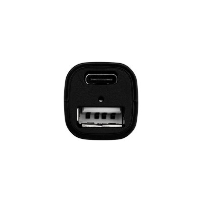 Зарядное устройство в прикуриватель REXANT USB x Type-C, 18W, с Quick charge, черное