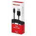 Кабель USB-A – micro USB, 1А, 1м, ПВХ, черный REXANT