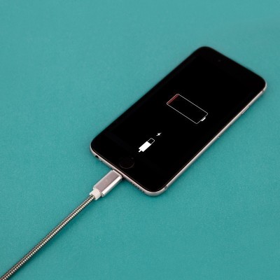 Кабель USB-A – Lightning, 2,4А, 1м, в металлической оплетке REXANT