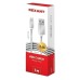 Кабель USB-A – Lightning, 2,4А, 1м, в металлической оплетке REXANT