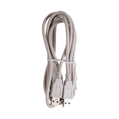 Кабель шт. USB-A – шт. USB-A, 2,4А, 1,8м, ПВХ, серый REXANT