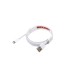Кабель USB-A – Lightning, 2,4А, 1м, ПВХ, белый, оригинал (чип MFI) REXANT