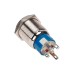 Кнопка антивандальная Ø19 12В(LED) Фикс (5с) OFF-ON/ON-OFF подсв/красная REXANT
