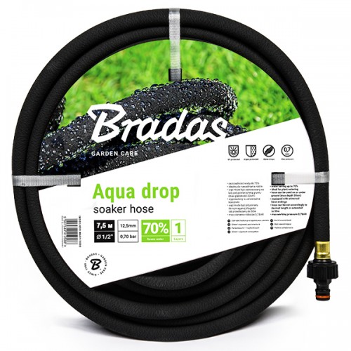 Шланг сочащийся AQUA-DROP 1/2" 30м. "Bradas"