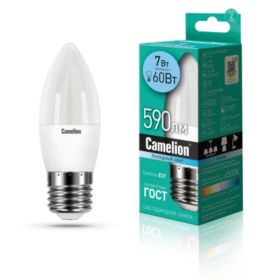 Светодиодная лампа Camelion LED7-C35/845/E27