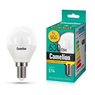 Светодиодная лампа Camelion LEDRB/7-G45/830/E14