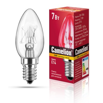Запасная лампа для ночников Camelion DP-704 (7W, E14)