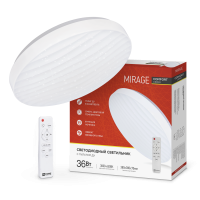 Светильник светодиодный COMFORT MIRAGE 36Вт 230В 3000-6500K 2900Лм 290x70мм с пультом ДУ IN HOME Светильник светодиодный COMFORT MIRAGE 36Вт 230В 3000-6500K 2900Лм 290x70мм с пультом ДУ IN HOME