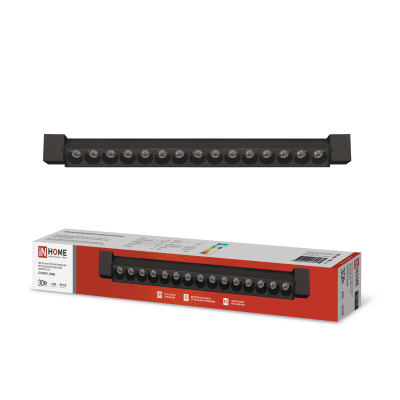 Светильник трековый линейный светодиодный поворотный LTR-02R-TL 3040B 30Вт 4000К 475мм 24 градуса черный серии TOP-LINE IN HOME