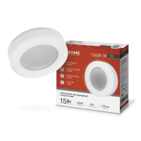 Светильник светодиодный серии RING-1540R-W 15Вт 230В 4000К 910Лм 190мм IP65 КРУГ IN HOME
