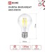 Лампа светодиодная LED-A60-deco 13Вт 230В Е27 6500К 1370Лм прозрачная IN HOME IN HOME