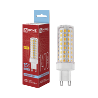 Лампа светодиодная LED-JCD 15Вт 230В G9 6500К 1400Лм IN HOME Лампа светодиодная LED-JCD 15Вт 230В G9 6500К 1400Лм IN HOME