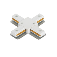 Коннектор X-тип XRB-WH для шинопровода RB белый IN HOME Коннектор X-тип XRB-WH для шинопровода RB белый IN HOME