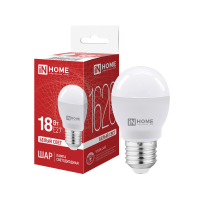Лампа светодиодная LED-ШАР-VC 18Вт 230В E27 4000K 1620Лм IN HOME Лампа светодиодная LED-ШАР-VC 18Вт 230В E27 4000K 1620Лм IN HOME