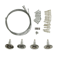 Комплект подвесов LP-КПТ на тросах для панели светодиодной IN HOME