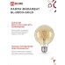 Лампа светодиодная LED-GL-95-deco gold 9Вт 230В Е27 3000К 1040Лм золотистая IN HOME IN HOME